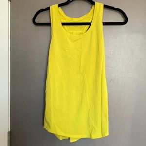 Lululemon tank yellow